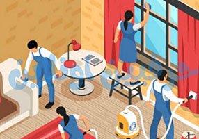 شركة تنظيف في شركة حرفي اونلاين