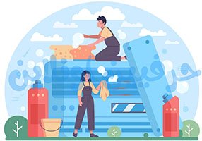 تنظيف مكيفات في شركة حرفي اونلاين
